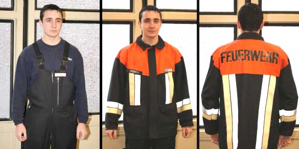 Schutzanzug Bayern 2000